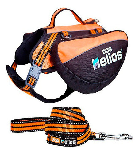 Dog Helios Conj Pretal Backpack M Naranja 0