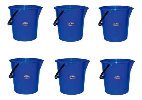 Colombraro Reinforced Bucket with Spout - 17L Pack of 6 2