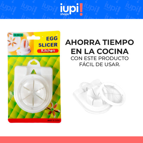 Mas Casa Cortador Huevo Cortahuevo Plastico Blanco 1