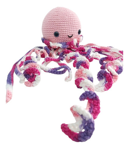 PuroAmorAmigurumis Amigurumi Muñeco De Apego Medusa - 40 Cm 0