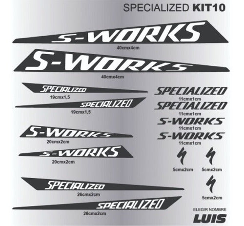 Specialized S-Work Decals Set 5
