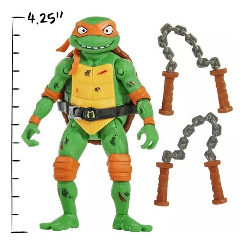 Caffaro Tortuga Ninja Mikey Vs Leatherhead Battle Pack With Accessories 83330 2