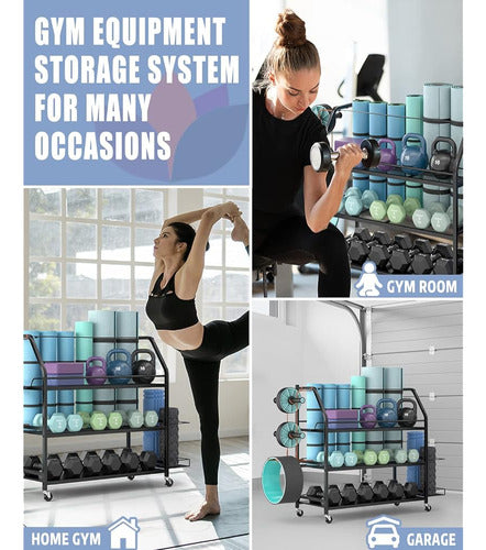 ~? Staransun Home Gym Storage Rack - Weight Rack For Dumbbel 1