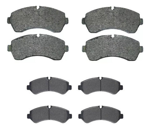 Mazfren Brake Pad Set for 4 Wheels Mercedes Benz Sprinter 516 0