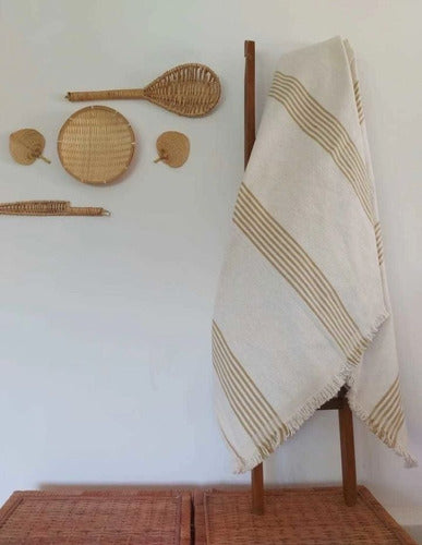 Handwoven Loom Blanket (Multipurpose Uses) 5