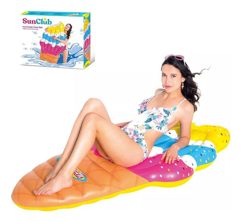 Jilong Inflatable Ice Cream Cone Mat 180cm 5