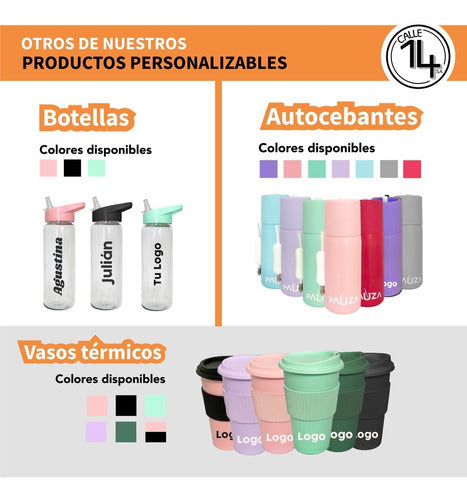 Pauza Personalized Printed Sports Bottle for Women and Girls with Screw Cap 6