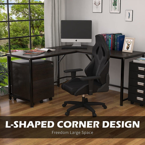 Topsky - L-Shaped Corner Computer Desk 7