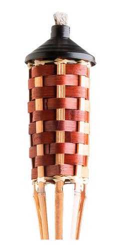 Out Rattan Citronella Torch for Garden Mosquito Repellent Decor 1