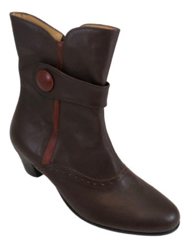 Russh Short Brown Leather Boot Fully Lined Unique Pair Size 36 1