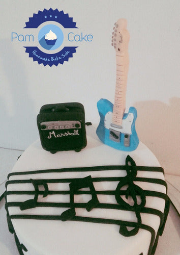 Personalized Birthday Cake - Music Guitar Fender 5