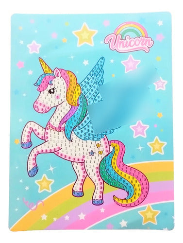 Dot & Dazzle Diamond Painting Kit 13x18 Unicorn 0