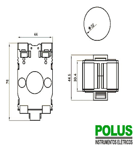 Kit Amperimetro Analogico 72x72 60/5a + Tc 60/5a 4