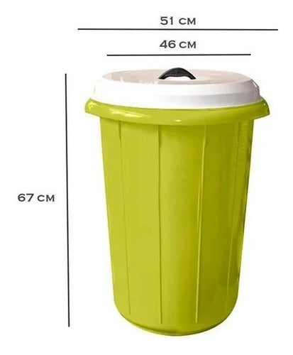 Colombraro 72L Garbage Bin Kit - Set of 2 1