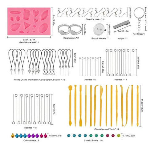 Ifergoo 92 Colores Arcilla Polimérica Starter Kit, 0.88oz / 3