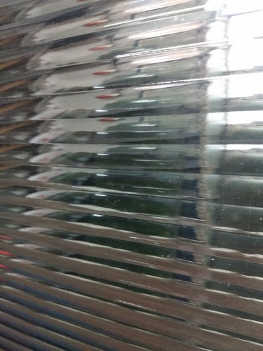 Smoked Grey Fluted Glass Panels 3