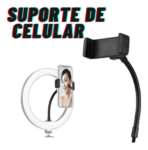 Apoio Suporte De Celular Para Ring Light Tripé 1