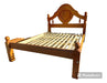 Premium Solid Pure Carob Wood Double Bed Frame 4