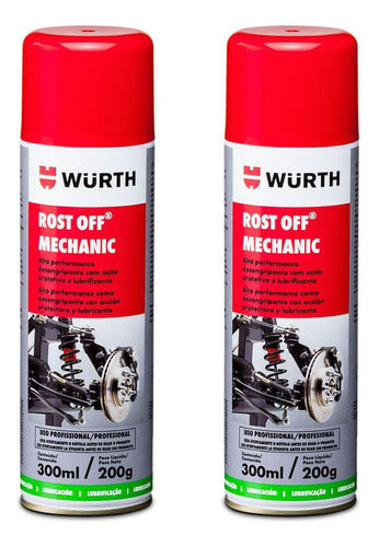 Desengripante Whurt Rost Off Mechanic 300ml Kit 2 Unidades 0