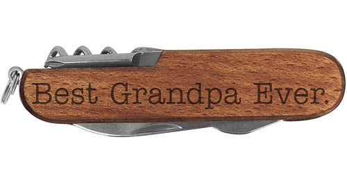 Personalized Gifts Grandpa Knife Best Grandpa Ever 0