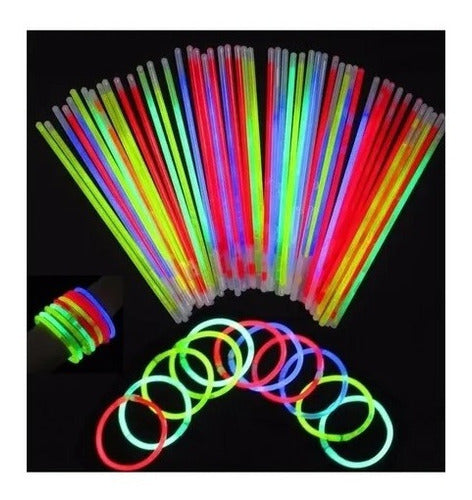 Fluo Bracelets Pack of 100 Neon Colors 0