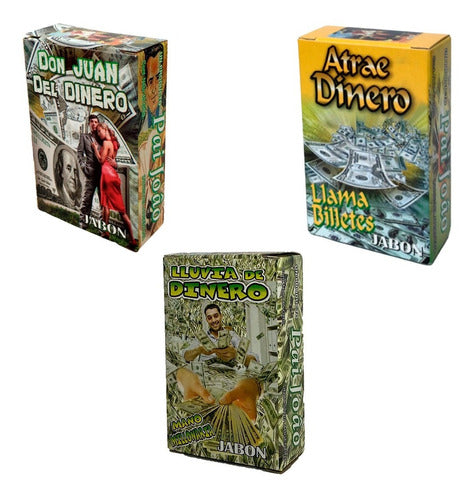 Pack X 3 Jabon Atrae Dinero Don Juan Lluvia Dinero Pai Joao 0