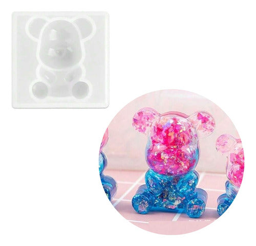 Darumashop Mini Bear Silicone Mold 3.3cm for Resin 0