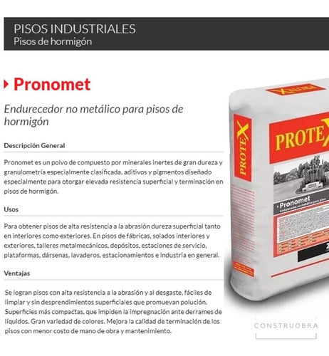 Pronomet Lu Endurecedor Cuarzo Para Pisos Gris Perla 25 Kg 2