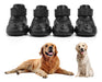 Zapatos Para Perro Verano Impermeables Negro 4 Pares 0