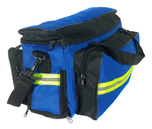 Bomberomanía Blue Aerial Bag with Reflectives 0