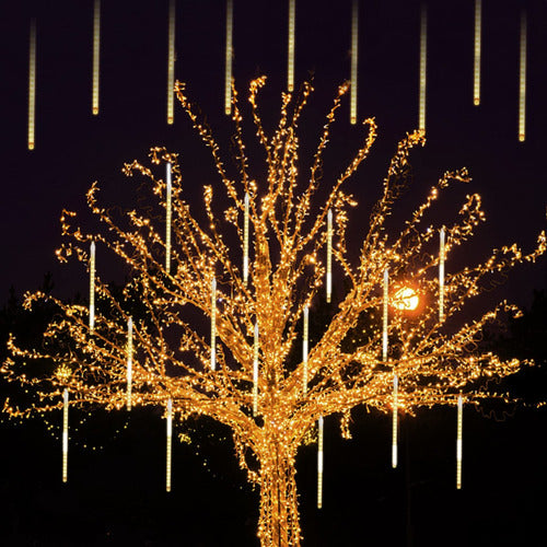 Luces De Lluvia De Meteoritos, Luces De Navidad De Carmbanos 0