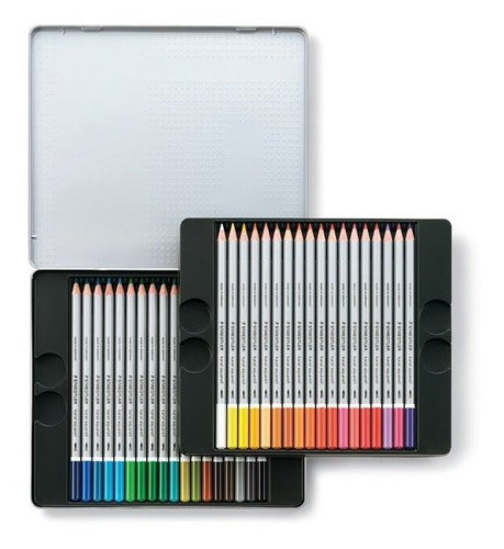 Staedtler Karat Aquarell Color Pencils - Tin of 36 Watercolor Pencils 1