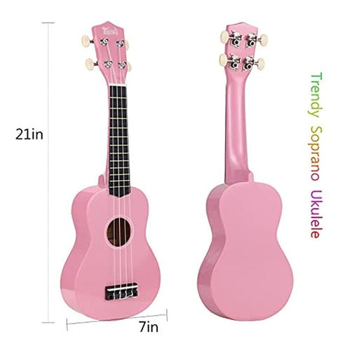 Ukelele Soprano De Moda Para Principiantes Ukelele Hawaiano 1