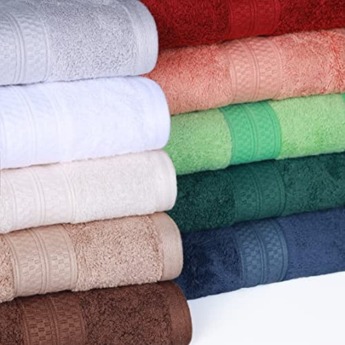 KASVER URUGUAY Superior Bath Towel Set, Rayon Cotton Blend 0