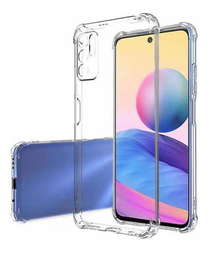 Flexible Transparent Anti-shock Case for Xiaomi Redmi Note 10 5G Poco M3 Pro 0