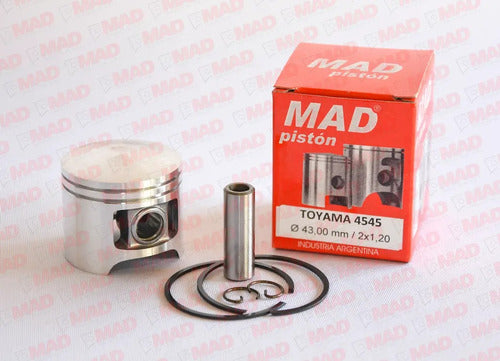 Pistón Toyama 4545 Kit Para Motosierra De 43 Mm 0