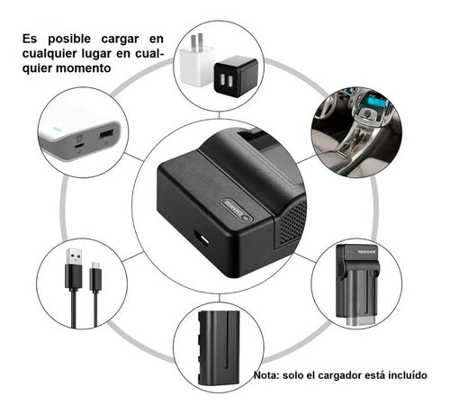 Batteries + Charger for Hewlett Packard HP SKL-60 D3500 NP-40 1