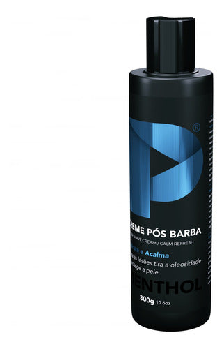 Creme Pós Barba Play Barber 300g Menthol Pós Barbear Unidade 4