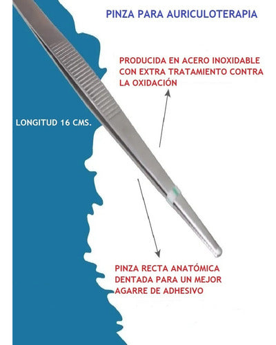 Para Auriculoterapia: High-Quality Curved Forceps on Sale 1