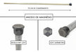 4 Bastões Anodo Sacrifício Aquecedor Solar Boiler 3/4 75cm 4