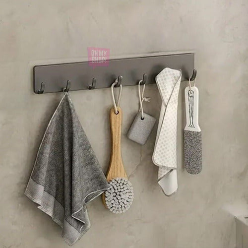 Set of 7 Self-Adhesive Wall Hooks Without Drilling 4
