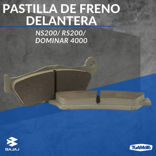 Pastillas De Freno Delanteras P/ Bajaj Rouser Ns 200 2