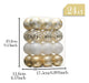 Valery Madelyn Elegant Christmas Ball Ornaments Set of 24 4