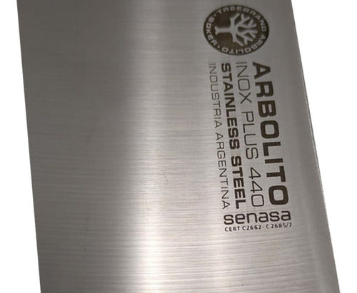 Arbolito Cuchillo 2906 Hoja 15cm Acero Inox. 440 Cabo Blanco 1