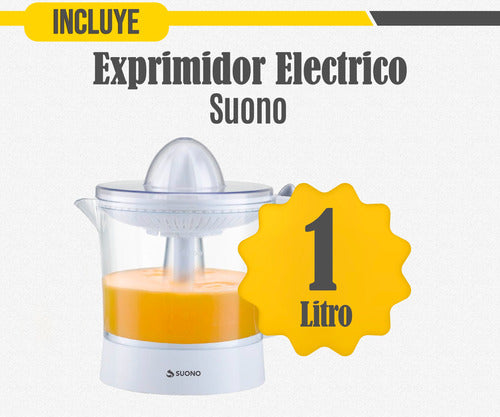 Suono Electric Juicer 25W 1 Liter 2 Cones 1