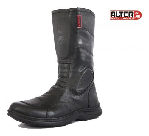 Boots Alter Trip High Shaft Motorcycle Protection Qr Motors 21