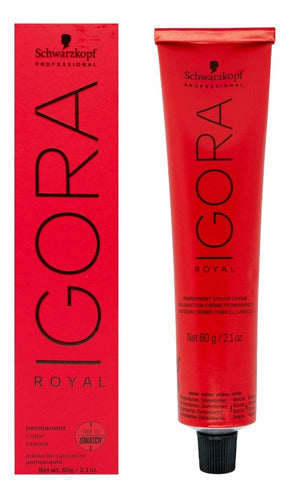 Kit of 4 Igora Royal 60g Hair Coloration by Schwarzkopf Professional 1