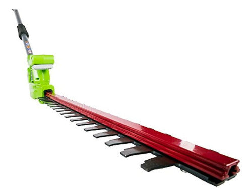 Greenworks 22inch 40v Cordless Pole Hedge Trimmer 20 Ah Bate 1