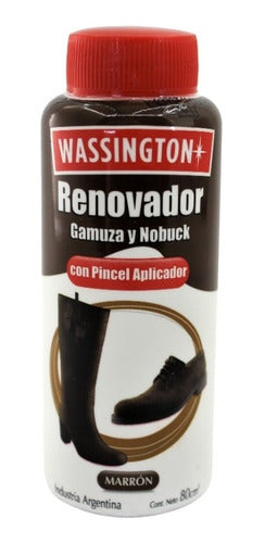 Wassington Suede and Nubuck Renewer Black/Brown 80 cc 0