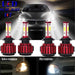 Autofather 4pcs H7 + H7 Combo Haz 688W Total 68800LM LED Kit 1